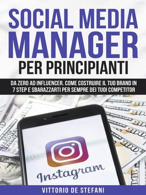 cover image of Social media manager per principianti